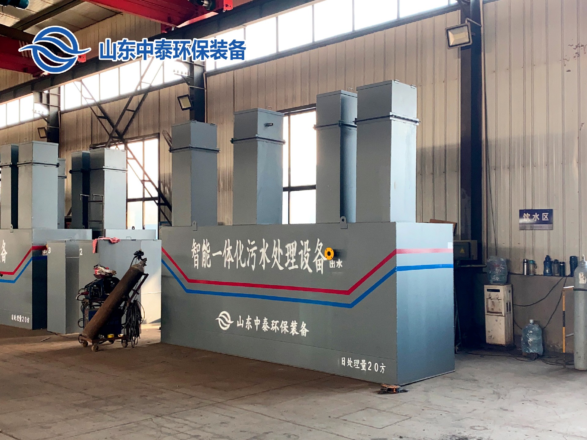 一體化污水處理設備_沉淀池_氣浮機設備